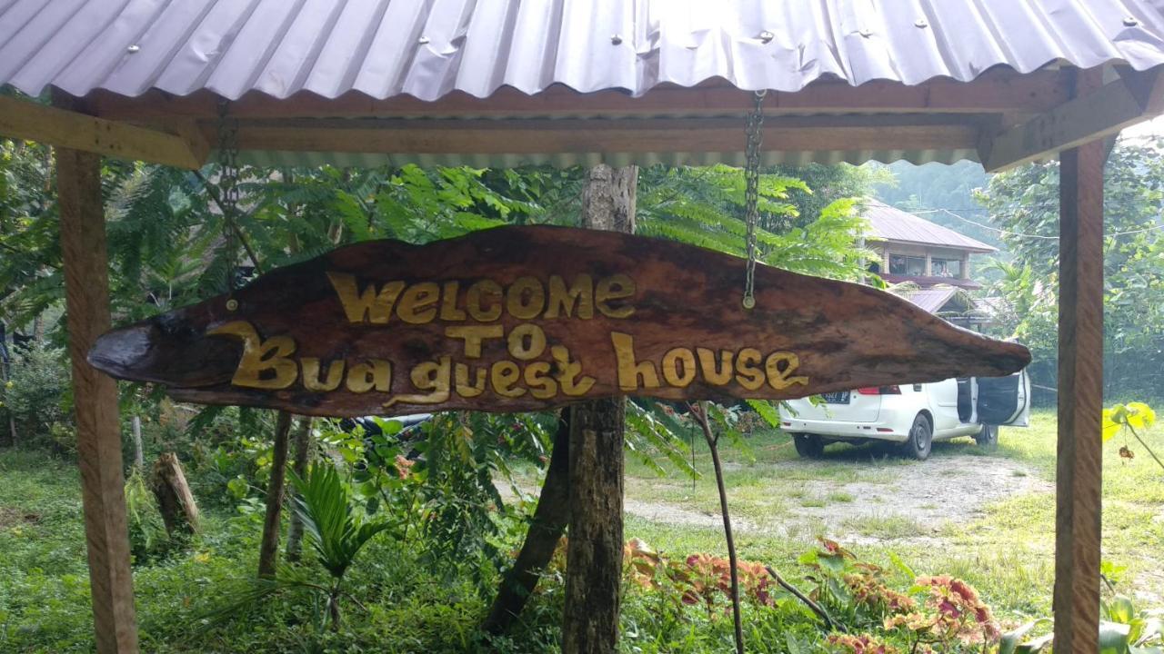 Bua Guesthouse Tangkahan Bagian luar foto